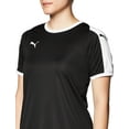thumbnail image 3 of PUMA Womens Liga Jersey - Black/White - Small, 3 of 3