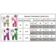 thumbnail image 3 of Newborn Toddler Baby Boys Girls Animal Print Romper Pants Hat Set Casual Outfit, 3 of 3