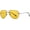 Gunmetal/Night Vision Yellow, variant on Polarized Aviator Sunglasses for Women Men, UV400 Protection Lens and Lightweight Metal  Frame