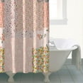 thumbnail image 4 of Pioneer Flower Floral Print Pattern Shower Curtain 72"x72" ,Bathroom Decorative Shower Curtains Set with 12 Hooks,Modern Waterproof Washable Shower Curtain, 4 of 6