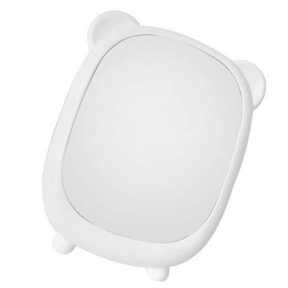 IDEANATEGRATE Bathroom Mirror Makeup Mirror White 1PC