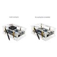 thumbnail image 3 of For OrangePi 5Pro Acrylic Case for OrangePi 5 Pro Transparent Acrylic Case with Cooling Fan Antenna, 3 of 5