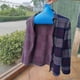thumbnail image 4 of Perchero inflable de PVC para ropa, abrigo portátil de viaje antideslizante plegable (5 piezas, azul), 4 of 5