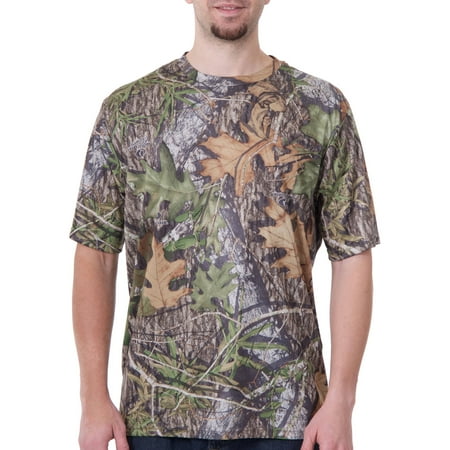 Mossy Oak Men's Turkey Short Sleeve Camo Performance