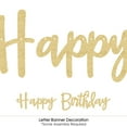 thumbnail image 5 of Big Dot of Happiness 70's Disco - 1970s Disco Fever Party Letter Banner Decor - 36 Cutouts & No-Mess Real Gold Glitter Happy Birthday Banner Letters, 5 of 8