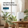 thumbnail image 6 of DREO Cool Mist Humidifier for Room, 3.7L Top-Fill & 35H Runtime Ultrasonic Humidifier, Custom Humidity Setting, Light Indicator & Aroma Tray, 26dB Quiet Humidifier for Home, Baby Bedroom, White, 6 of 8