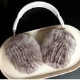thumbnail image 2 of Plush Furry Case for AirPods Max Tiger & Leopard Cat Pattern, Winter Warm Soft Fluffy Fur Headphones Protective Cover Shell for Women Girl Accessories for Apple AirPods Max 2024, 2 of 7