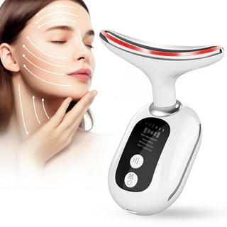 LETIGO Face Lifting Device,Chin V?line up Lift,Red Blue LED Photon Therapy  Machine, Face Lifting Device,Pink