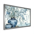 thumbnail image 5 of Designart "Serenity With Chinese Influence In Blue Bamboo" Bamboo Picture Framed Canvas Prints, 5 of 5