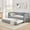 Black, variant on New Twin‑Size Daybed, Gingham Upholstered 3‑in‑1 Versatile Convertible Sofa Bed with Pull‑Out Trundle & Side Storage Pockets, Ideal for Multiple Room Layouts and Small‑Space Living-Black