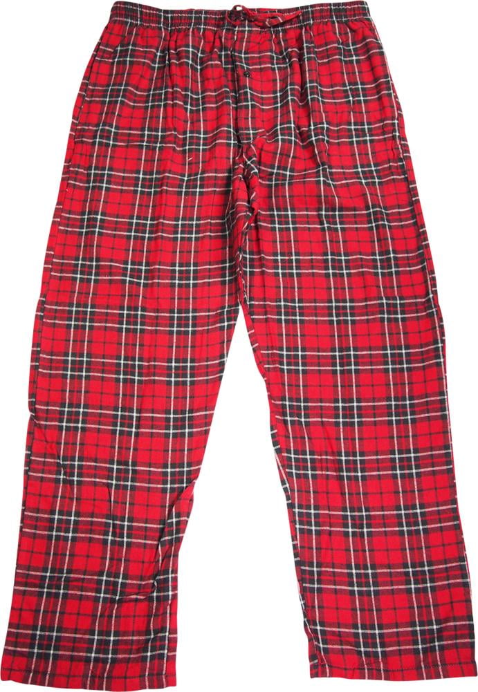hanes men's flannel pajama pants
