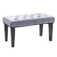 thumbnail image 3 of Marilyn Velvet 36" Bench, Mutliple Colors, 3 of 5