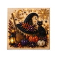 thumbnail image 2 of Halloween Pearl Art Kit, 3D Halloween Pearl Painting Kits for Adults, Halloween Diamond Art Kits indoor, Funny Fall Home Wall Decorations, Halloween Party DIY Gift (Castle Bat）, 2 of 5