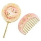 thumbnail image 2 of Set de espejo de mano con peine y espejo de maquillaje de diseño retro. Cepillo portátil para el cabello. Ideal para regalo. Estilo B, 2 of 9