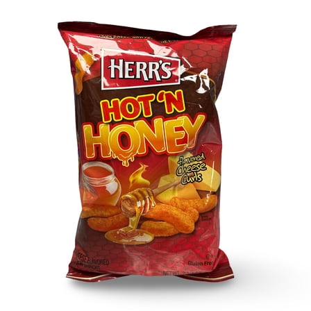 Herr's Hot Honey Cheese Curls, 2.75 Ounce, 12 Per Case