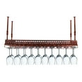 thumbnail image 6 of 48 Goblet Bar Wine Rack Ceiling-Mounted Wine Glass Hanging Shelf Restaurant, 6 of 16