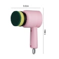 thumbnail image 3 of Sentmoon Sales Items for the Day Multi-Function Electric Washing Machine Washing Brushes, Replaceable Rotating Head Powerful Cleaning Brush For Bathroom, Kitchen, Shower Tray And Floor Up to 40% off, 3 of 8