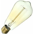 thumbnail image 2 of Vintage Edison Light Bulbs Bulb 40W E27 Screw Filament Light Bulb ST64 Antique Style Retro Warm White 3000K Ra>90 Amber Glass Pack of 3, 2 of 3