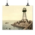 thumbnail image 2 of Print: The Lighthouse, Neufahrwasser, West Prussia, Germany (I.E., Gdansk, 2 of 4