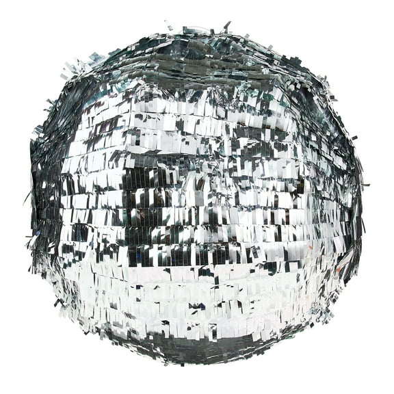 Silver 3D Disco Ball Party Pinata, 12", by Way To Celebrate