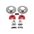 thumbnail image 2 of PowerStop Front Z36 Truck & Tow Brake Pad and Rotor Kit with Red Powder Coated Calipers Fits: CHEVROLET DODGE GMC Select Models KC1524-36, 2 of 4