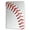 Baseball Pattern, variant on Lined Spiral Notebook College Journal Notebook,100 Pages,5.71x 8.26 inch Ruled Paper Double-Wire for Study and Notes - Leopard Pattern