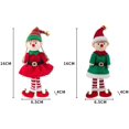 thumbnail image 2 of Juego de 2 duendes navideños de peluche - Adornos navideños colgantes - Adornos para autos Ormromra WLJ-3589, 2 of 4