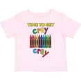 thumbnail image 3 of Inktastic Time to Get Cray Cray Crayons Humor Boys or Girls Toddler T-Shirt, 3 of 5