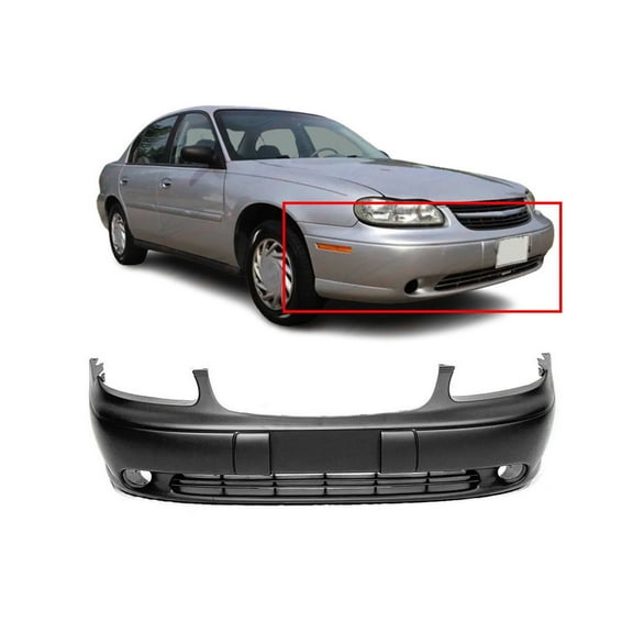 DCP Front Bumper Cover For 1997-2005 Chevy Malibu and Classic 97-05 Sedan Primed