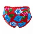 thumbnail image 4 of Paquete de Pantaletas Adda Lingerie Modelo Mirna, Estampado de flores de lycra y orilla de encaje, Corte tipo bikini a la cadera, 4 of 5