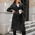 thumbnail image 4 of WEAIXIMIUNG Vestes Femmes Veste Matelassée pour Femme à Genou, Veste Légère Rembourrée avec Poches, 4 of 6