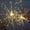 Multicolor, variant on Wadada Firework Lights LED Copper Wire Starburst Light, 8 Modes Battery Operated Fairy Star Sphere Lights with Remote, Warm White Hanging Ceiling Decorations for Bedroom, Christmas, Party