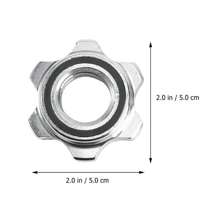 

4pcs Anti-Slip Spin-Lock Collar Screw Casting Iron Hex Security Nut Buckle