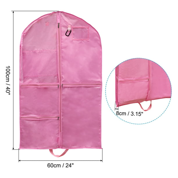 Dance costume garment bags with pockets best sale