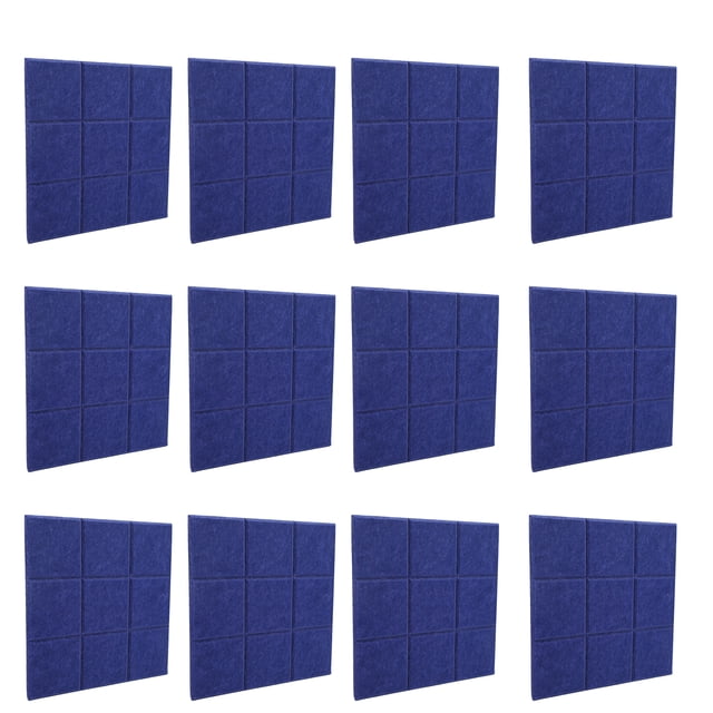 Panneau d'Isolation Insonorisant, 12 Pcs Panneau d'Isolation Insonorisant Traitement Acoustique Panneaux d'Absorption d'Isolation Fabriqué avec Soin