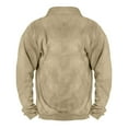 XSSFCC Men's Quarter Zip Pullover Sweaters Slim Fit Solid Color Fleece