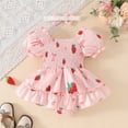 thumbnail image 4 of AJIWYH Baby Girl Easter Outfit Short Sleeve Easter Bunny Romper Dress My First Easter Clothes Red,12-18 Months, 4 of 6