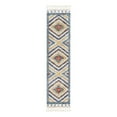 thumbnail image 3 of Unique Loom Aramis Collection Area Rug - Rio (2' x 8' Runner Blue/Cream), 3 of 7
