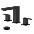 thumbnail image 1 of Grifo de baño KENES KE-9050-2-P negro mate con 3 orificios y 8 pulgadas, 1 of 9