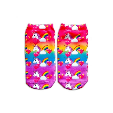 Unicorn Print Ankle Socks for Kid