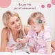 thumbnail image 4 of 12 estilos de pinzas para el pelo con flores de rosa rosa para niñas pequeñas. Con perlas y gasa, totalmente forradas, para cabello fino. Accesorios para fiestas, cumpleaños y fotos. Regalos, 4 of 7