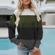 thumbnail image 2 of Moda mujer manga larga impresa damas o-cuello blusa tops camisetas sudadera Pompotops gfhjh18760, 2 of 5