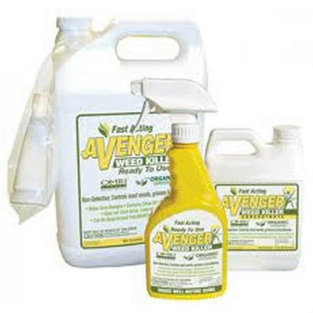 AVENGER Organic Weed Killer, eco-friendly, post emergence herbicide - ready to use 24oz