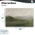 thumbnail image 4 of Stupell Industries Traditional Fog Green Countryside Canvas Art, 24 x 16, by Walt Johnson, 4 of 8