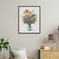 thumbnail image 4 of Paint by Numbers Kit for Adults, Elegant Floral Vase Arrangement Paint by Numbers, Easy Paint by Numbers Kit for Adults Beginner, DIY Adult Paint by Number Kits on Canvas, 12x16in Home Decor, 4 of 7