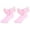 Pink, variant on Girls Ruffle Socks Soft Knit Crew Socks Causal Plain Lace Frilly Sock for Daily Wear
