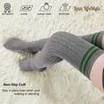 thumbnail image 6 of Lian LifeStyle Women's 3 Pairs Adorable Comfortable Soft Thigh High Over Knee High Cotton Socks Size 6-9 L1023Random, 6 of 9