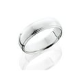 thumbnail image 2 of Bague de Mariage Polie à Découpe Pas 950 Platine, 2 of 2