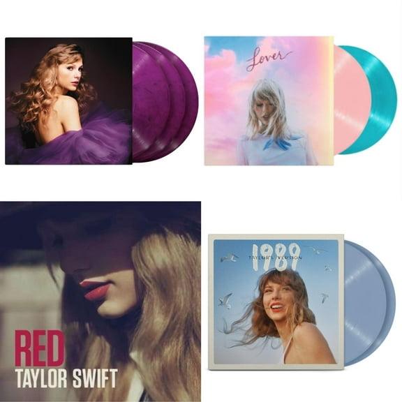 Speak Now (Taylor's Version) (Orchid Marbled Vinyl/3LP) & Lover & Red & 1989 (Taylor's Version) (2LP/Crystal Skies Blue Vinyl)