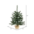 thumbnail image 3 of Vickerman B160424 24 in. Green Anoka Pine Christmas Tree with Burlap Base 92 Tips, 3 of 3